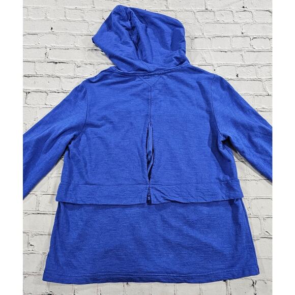 Zenergy By Chico’s Jacket Full Zip Hoodie Lightweight Blue WOMENS SIZE 0 (XS) - Picture 10 of 10